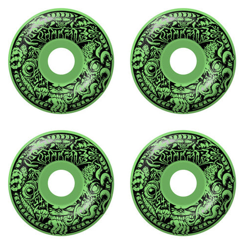 Spitfire - 99 Forumla 4 Demon Gate GITD Radial Full Wheels (54mm)